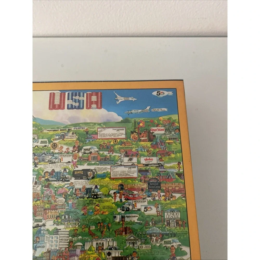 City Of Cincinnati Ohio, USA 1988 Jigsaw Puzzle by Buffalo Games 504 Pieces-NEW